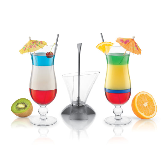 Rainbow Cocktail Layering Tool Set