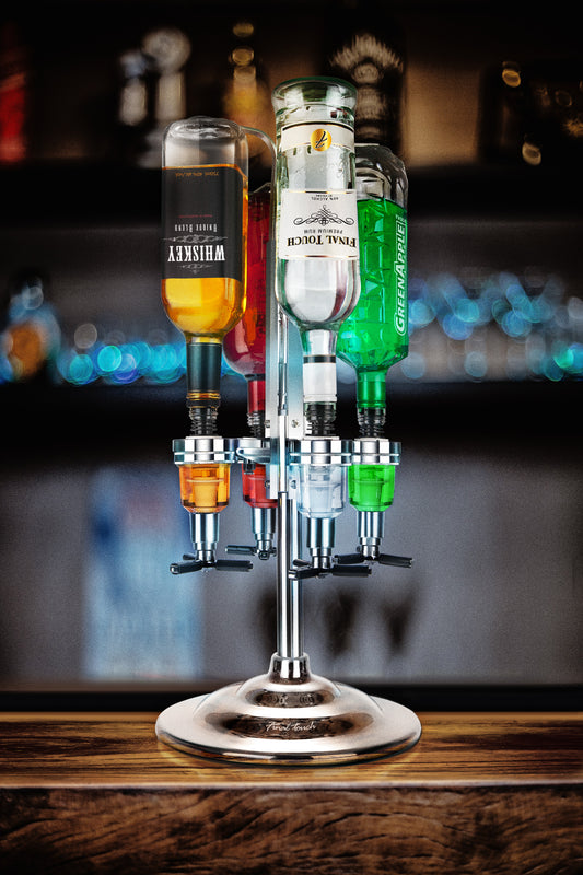 4 Bottle Led Liquor Dispenser