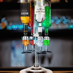 4 Bottle Led Liquor Dispenser