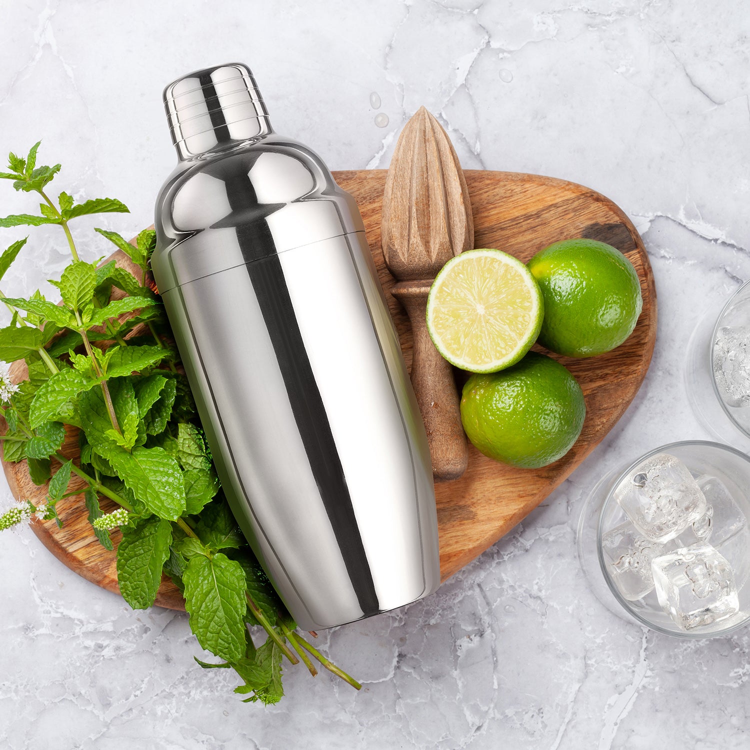 Double-wall Stainless Steel Cocktail Shaker