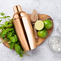 Double-wall Stainless Steel Cocktail Shaker - Copper
