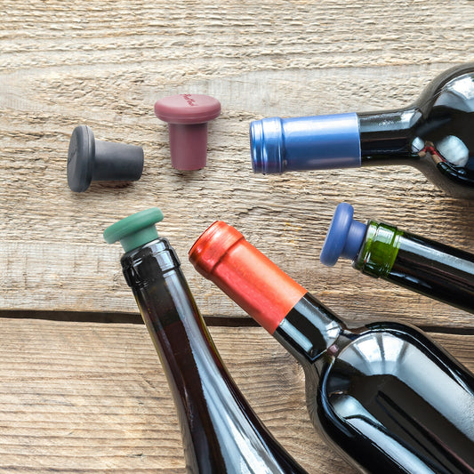 Silicone Bottle Stoppers - Set of 4