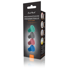 Silicone Bottle Stoppers - Set of 4