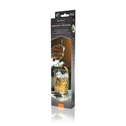 Cocktail Mixing Spoon - Black Chrome