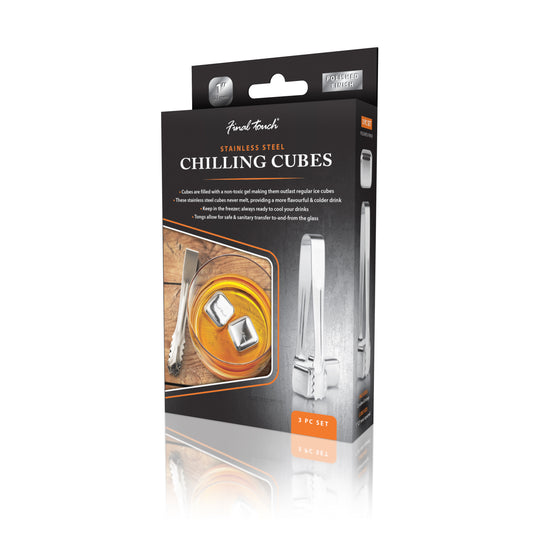 1" Stainless Steel Chilling Cube Set