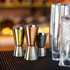 Mixed Metal Jigger Set - Set of 3