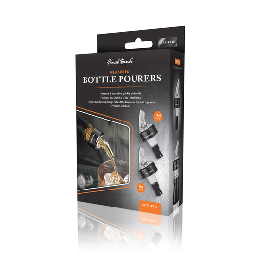 Measured Liquor Pourers - Set of 2