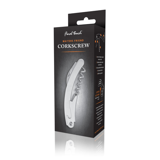 Stainless Steel Waiters Friend Corkscrew