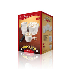 Popcorn Bowls - White