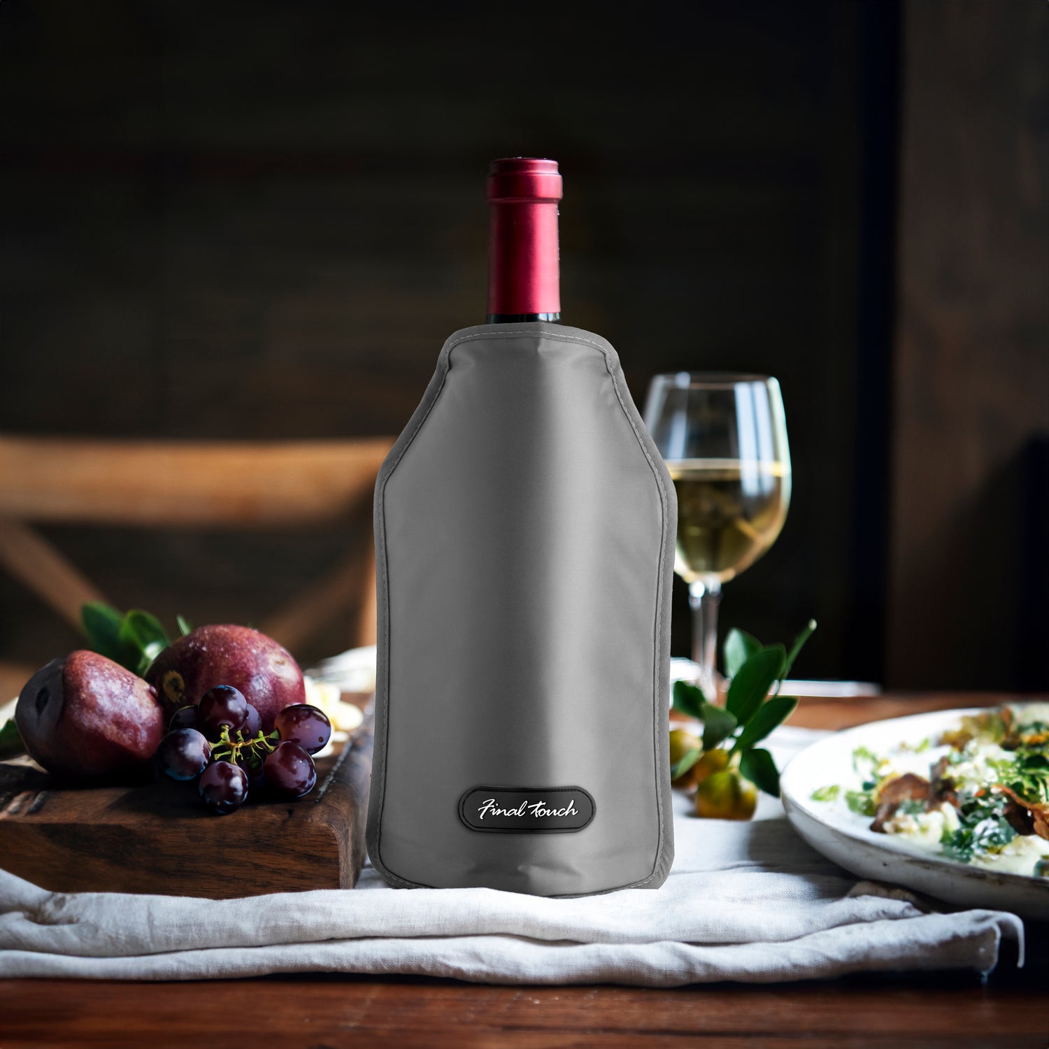 Wine Bottle Sleeve Chiller - Grey