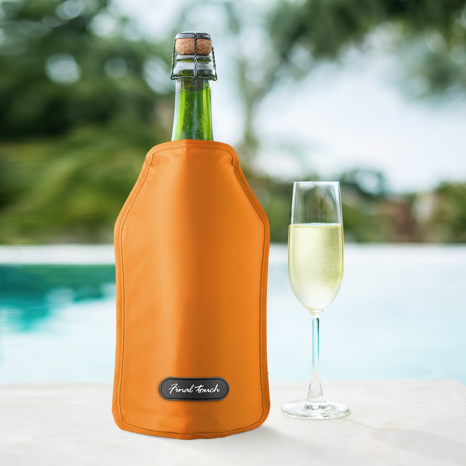 Wine Bottle Sleeve Chiller - Orange