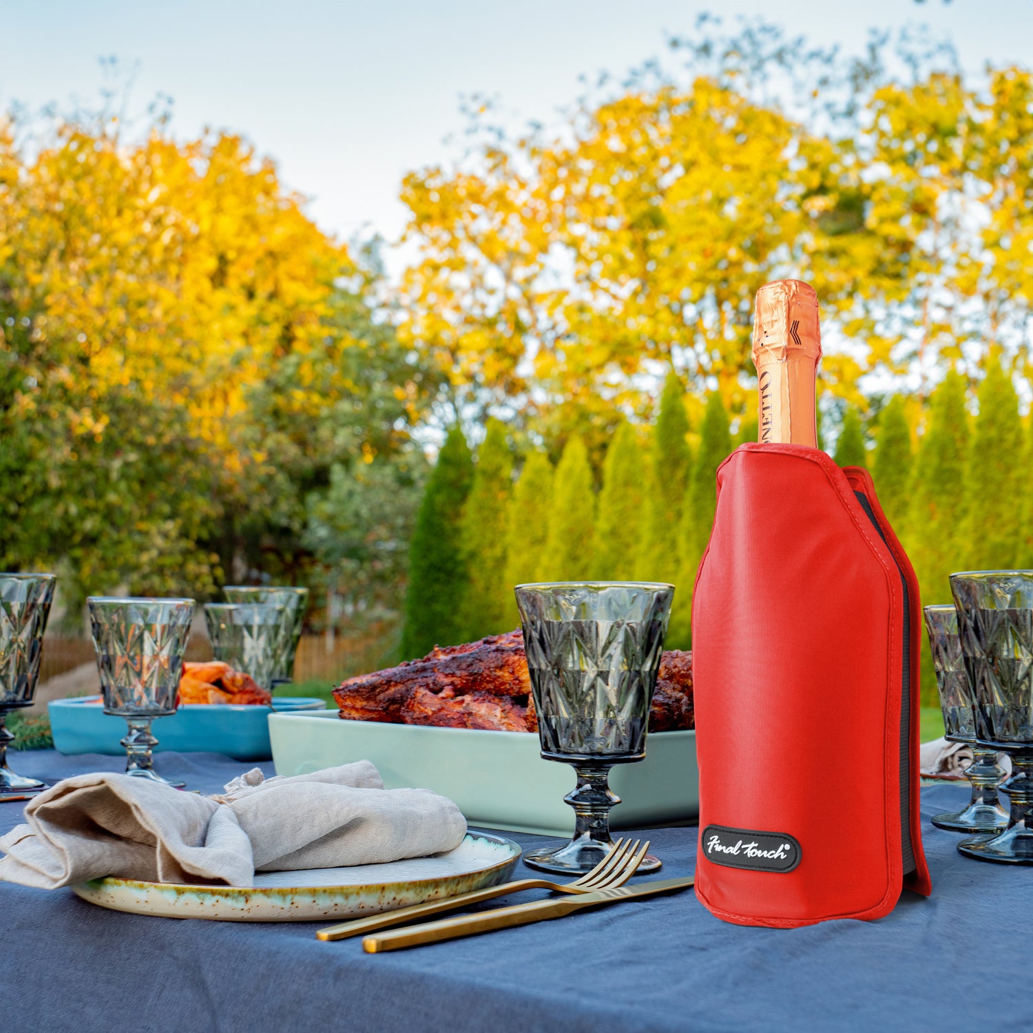 Wine Bottle Sleeve Chiller - Red