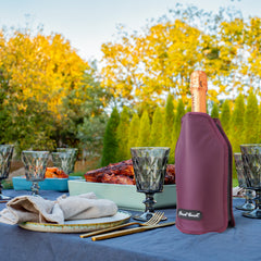 Wine Bottle Sleeve Chiller - Burgundy