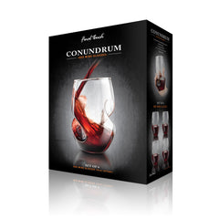 Conundrum Red Wine Glasses - Set of 4 - 16 oz (473ml)