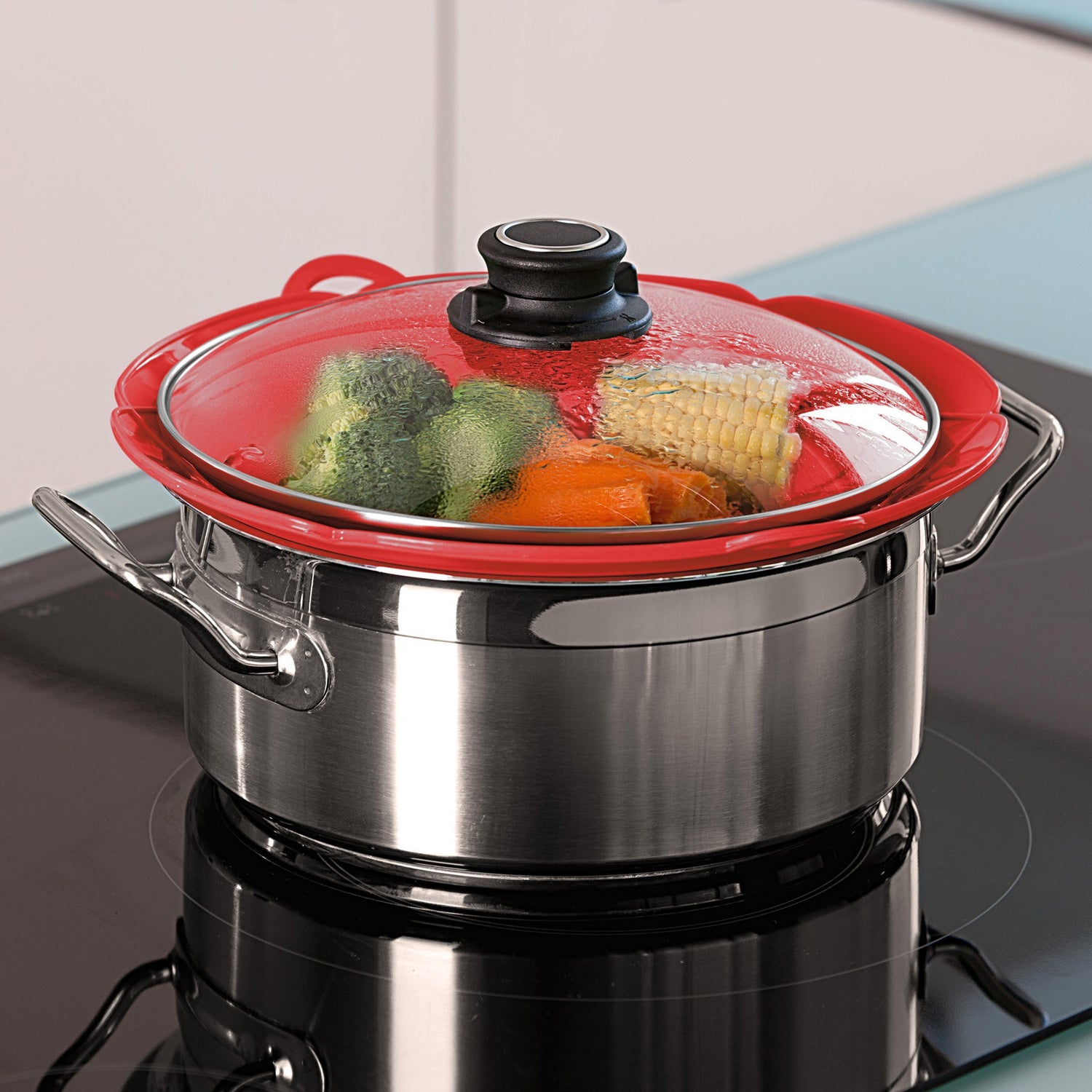 Boil Guard - 29.5cm - Large - Cherry Red