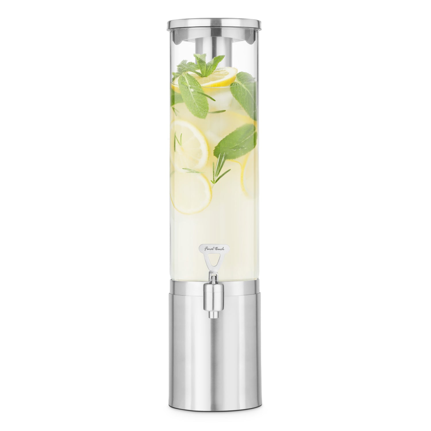 2.5 L Stainless Steel & Glass Beverage Dispenser