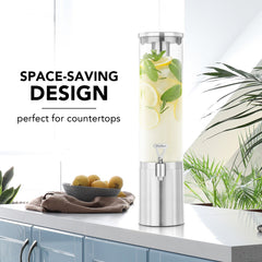 2.5 L Stainless Steel & Glass Beverage Dispenser