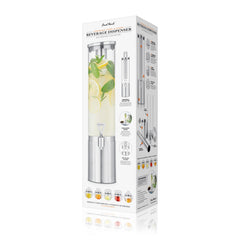 2.5 L Stainless Steel & Glass Beverage Dispenser