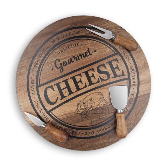 4 Piece Cheese Board Set