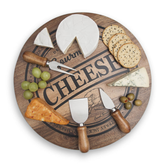4 Piece Cheese Board Set
