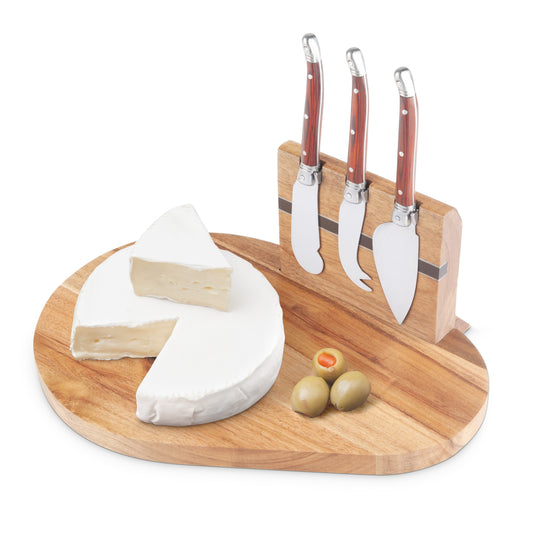 5 Piece Magnetic Cheese Board Set