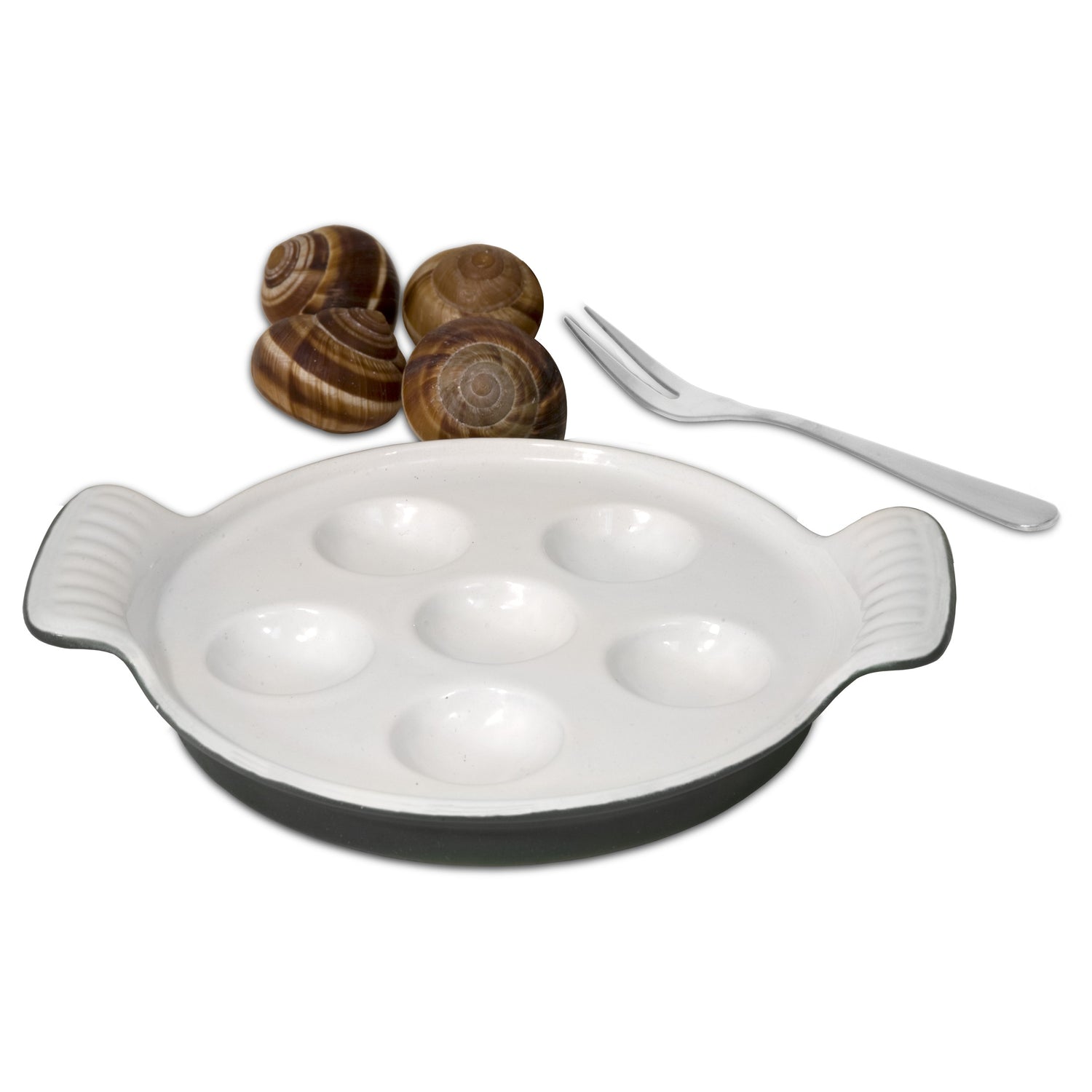 Cast Iron Escargot Dish