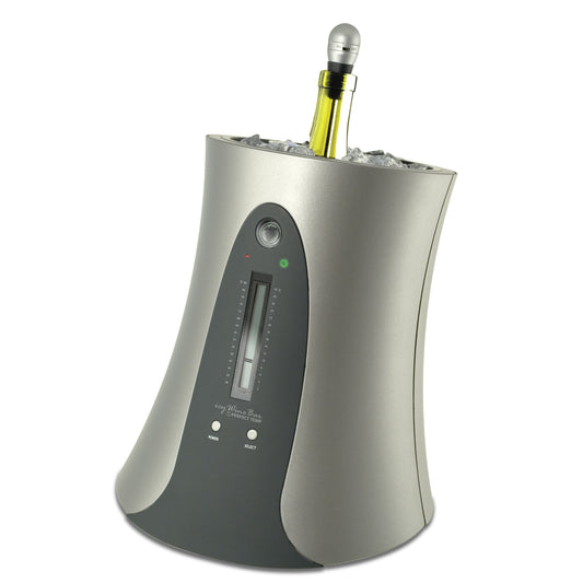 Ice Bucket with Integrated Electronic Wine Thermometer