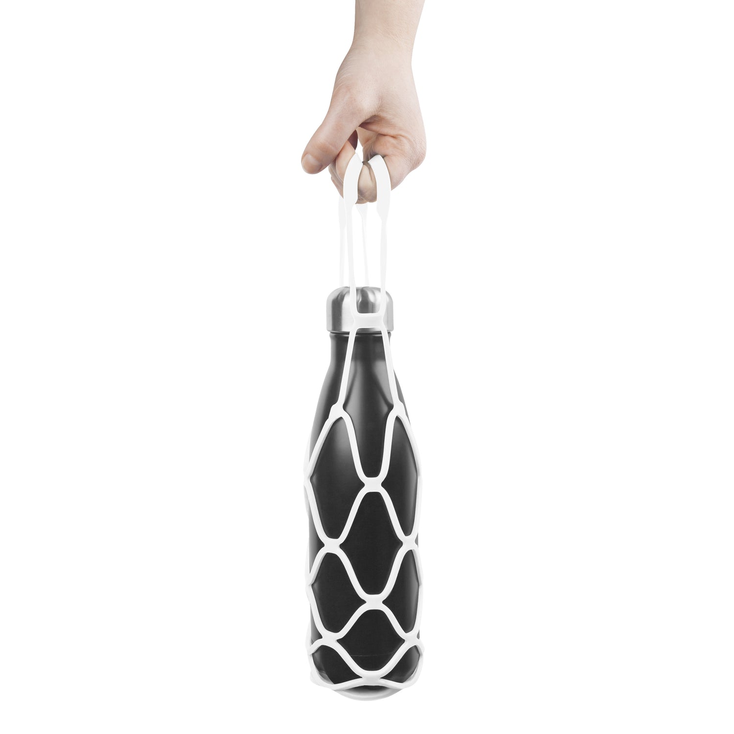 Everyday Up&Away Collapsible Silicone Bottle Bag - White