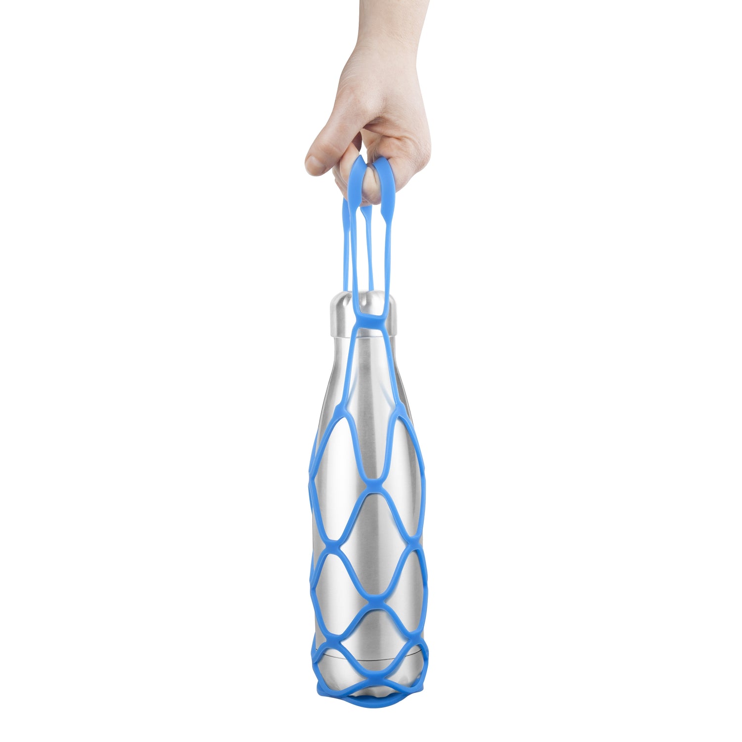 Everyday Up&Away Collapsible Silicone Bottle Bag - Blue