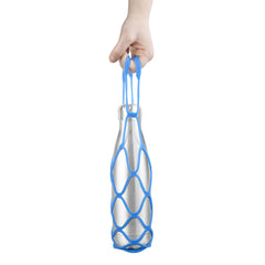 Everyday Up&Away Collapsible Silicone Bottle Bag - Blue