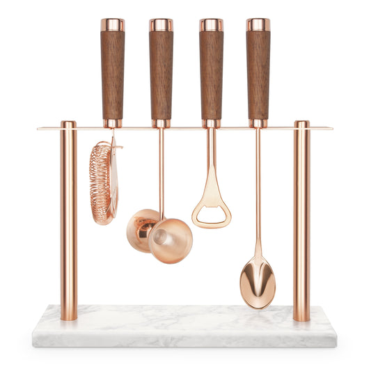 Marble & Copper Bar Tools Set