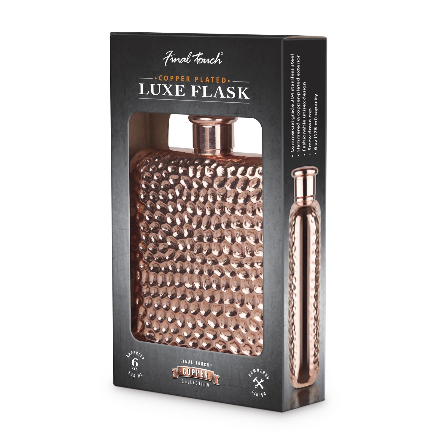 Copper Plated Luxe Flask