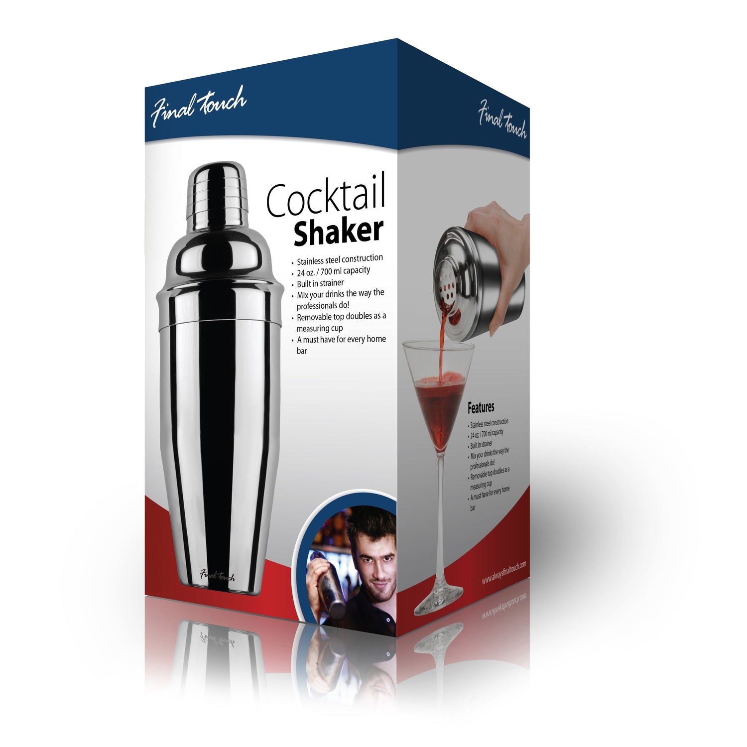 Stainless Steel Cocktail Shaker