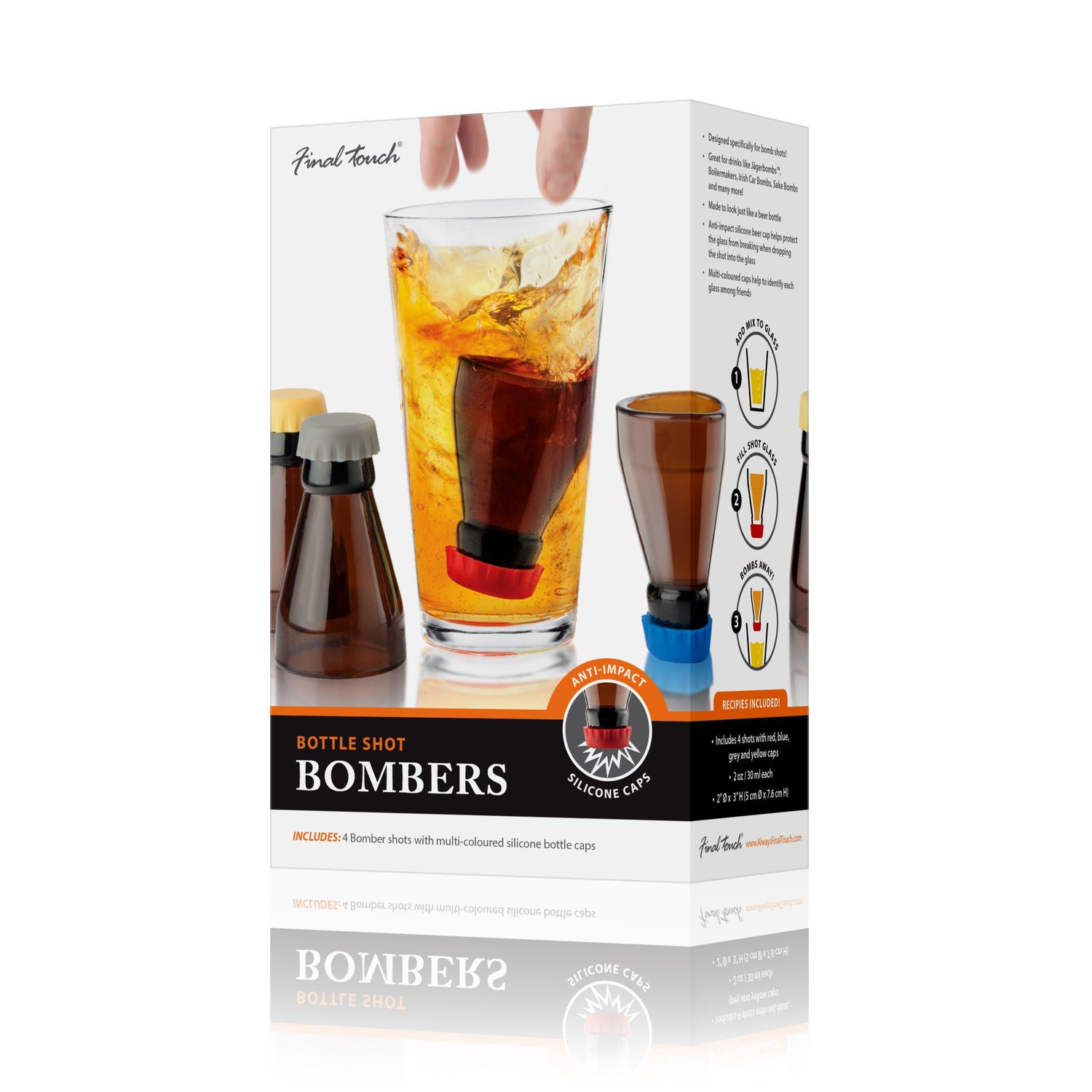 Bottle Shot Bombers - Set of 4