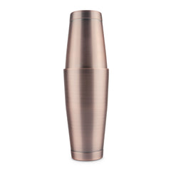 Stainless Steel Boston Cocktail Shaker with Antique Copper Finish (Single Wall)