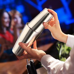 Stainless Steel Boston Cocktail Shaker (Single Wall)