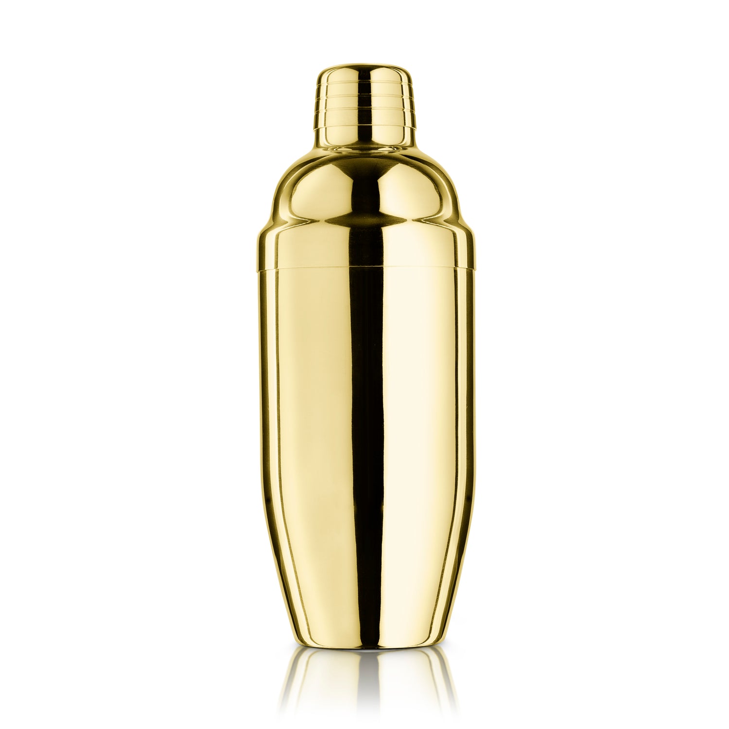 Double-wall Stainless Steel Cocktail Shaker - Brass