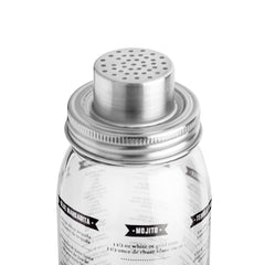 Mason Jar Cocktail Shaker Set