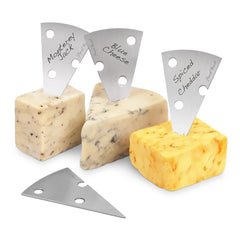 Stainless Steel Cheese Markers - Set of 4