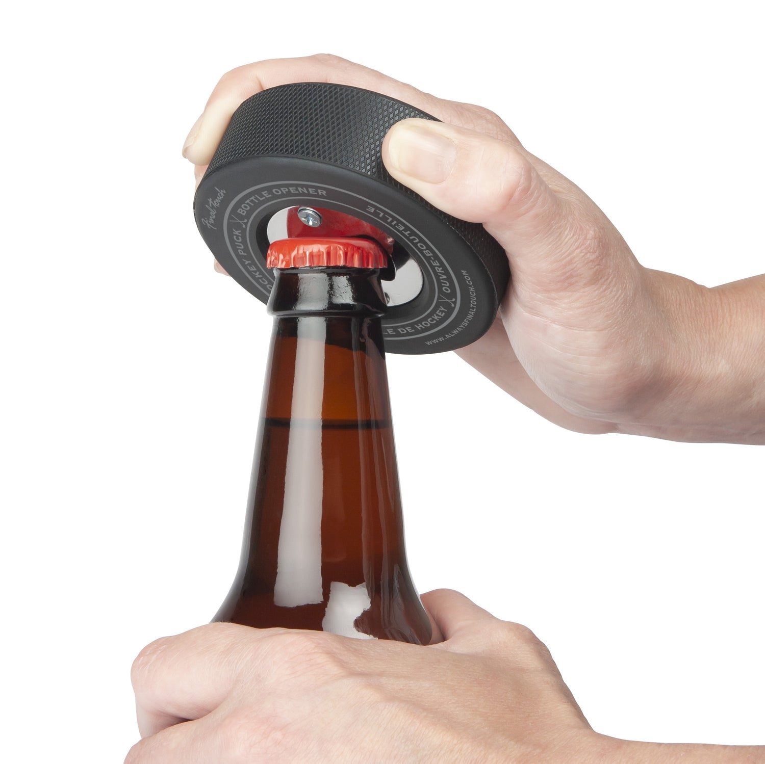 Hockey Puck Bottle Opener