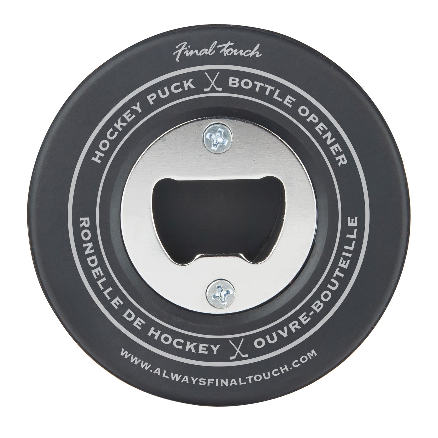 Hockey Puck Bottle Opener