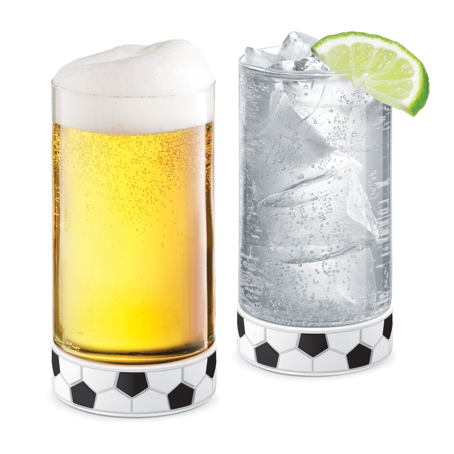 Kick-Off Soccer / Football Pints - Set of 2