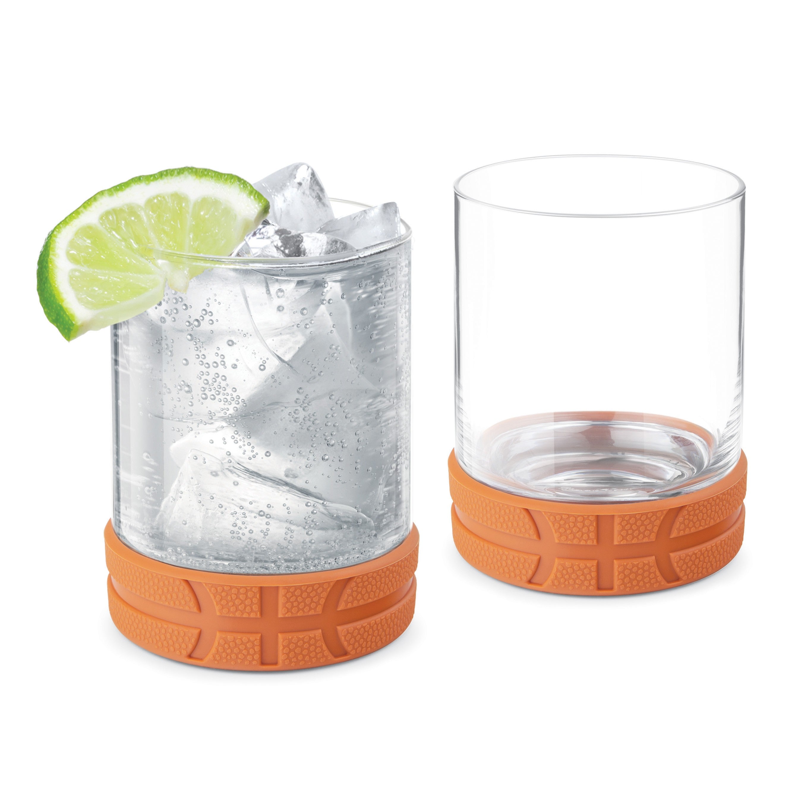 Final Touch Wood Barrel Tumblers, Set of 2 (GG1002): Tumblers  & Water Glasses