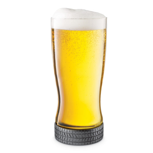 Wheel'n 25 oz / 750 ml Racing Tire Beer Glass