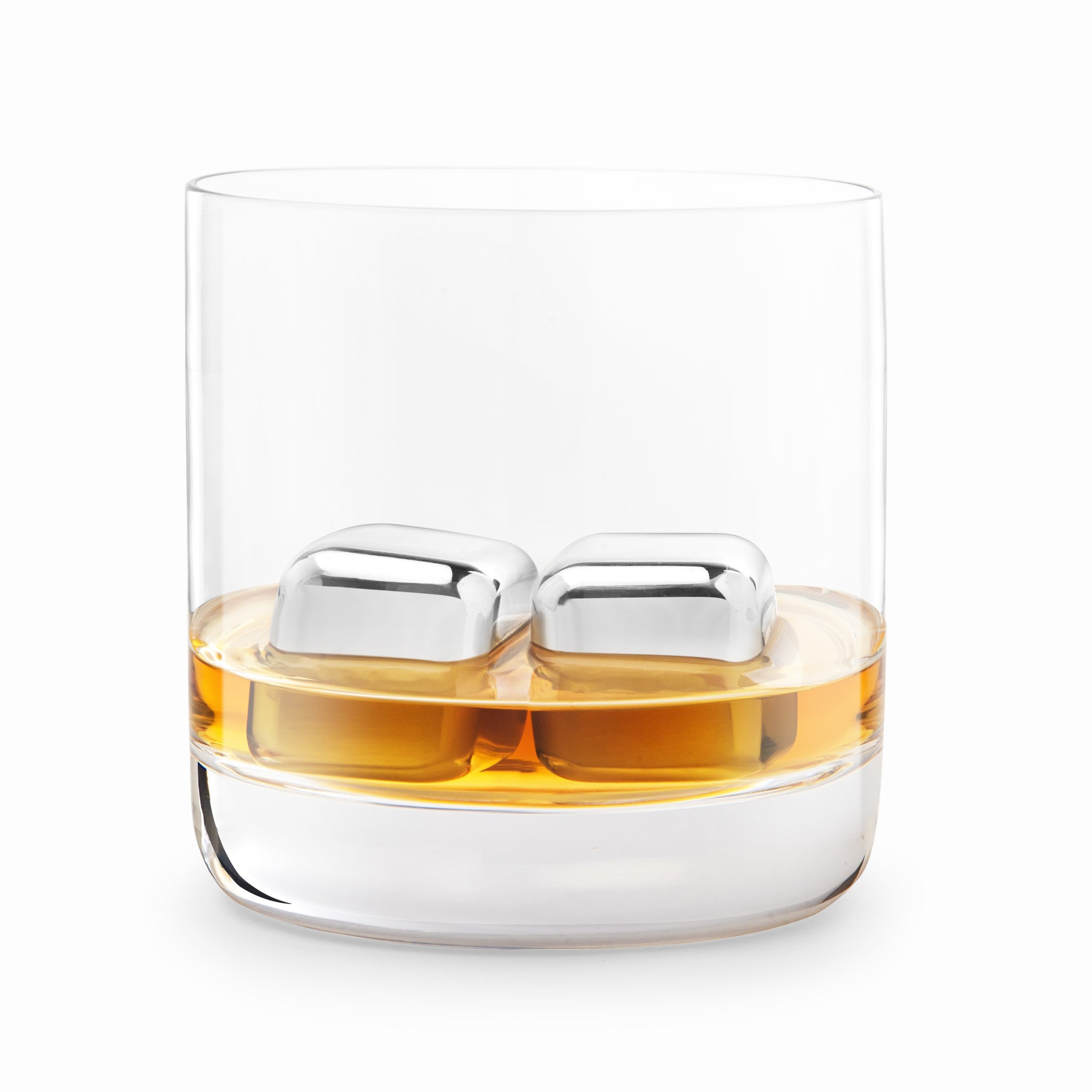 Final Touch Colossal Ice Cube Whiskey Glass & Silicone Ice Cube Mould Set  (GS700)