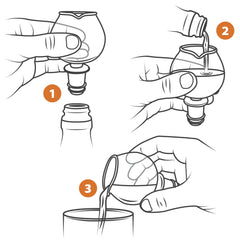 Snifter Jigger Stopper