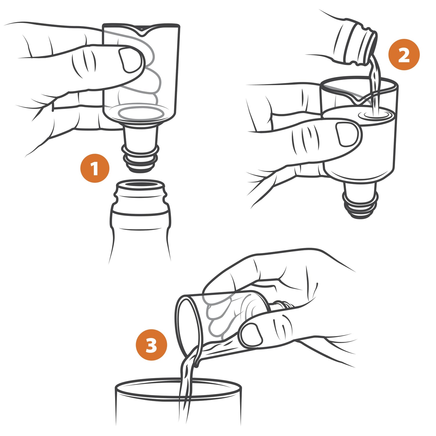 Whiskey Jigger Stopper
