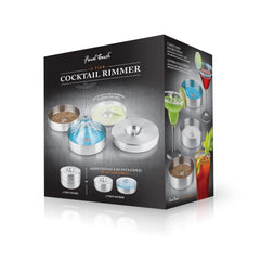 2 Tier Cocktail Rimmer with Stainless Steel Lid