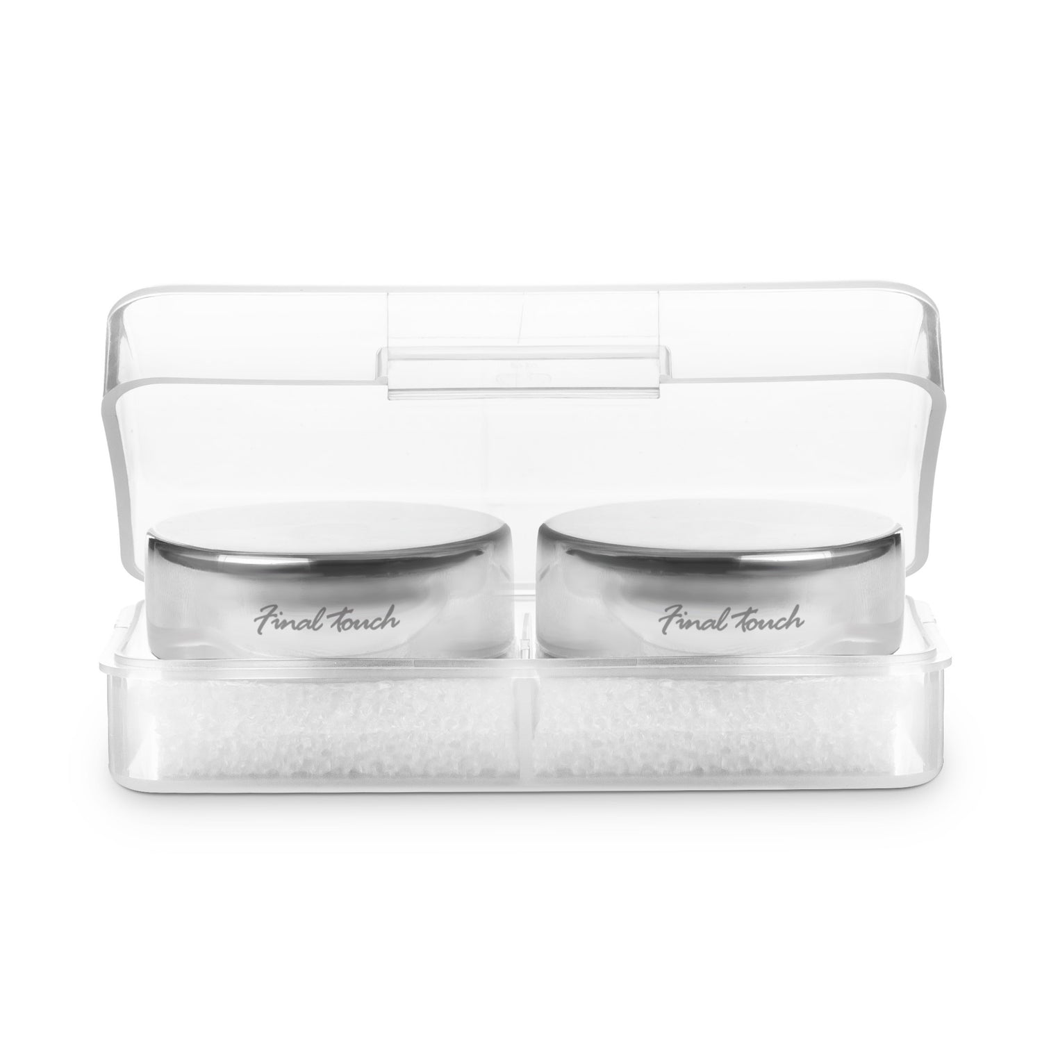 Stainless Steel Puck Chillers - Set of 2