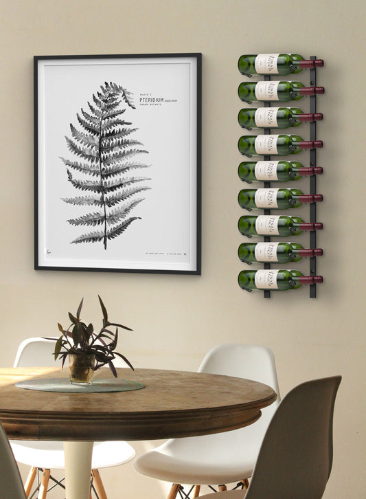 Wall Mounted 18 Bottle Wine Rack